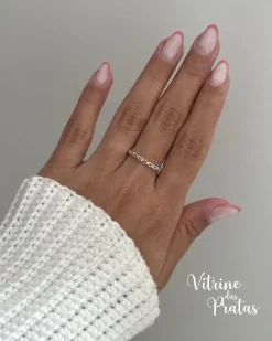 Anel Corações Vazados