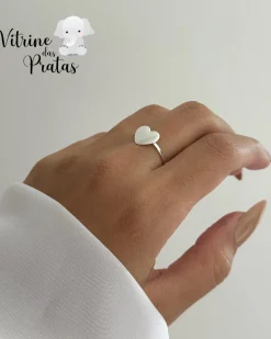 Anel Coração Liso