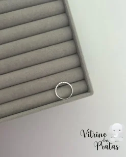 Anel Metade Cravejado