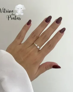 Anel Regulável com Zircônias