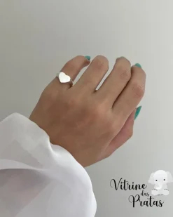 Anel Regulável Coração