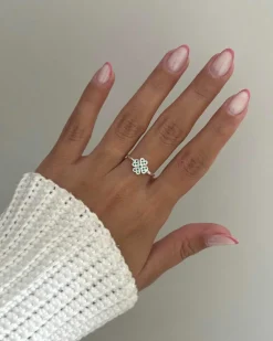 Anel Trevo Cravejado