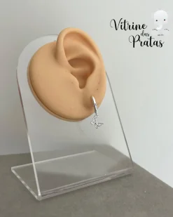 Argola com Borboleta Cravejada