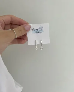 Argola com Coração Cravejado