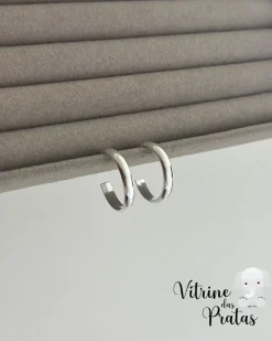 Argola Meia Cana de Tarraxa 2,2cm