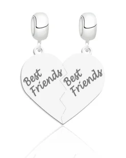 Berloque Duplo Best Friends Coração
