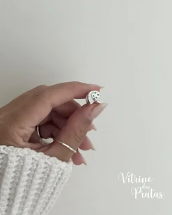 Berloque Separador Ferradura Cravejada com Trevo