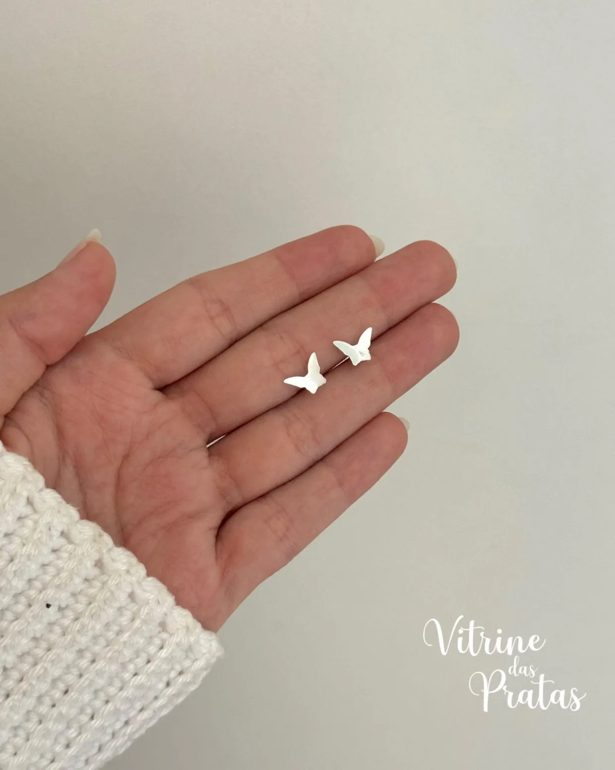 Brinco Borboleta Origami