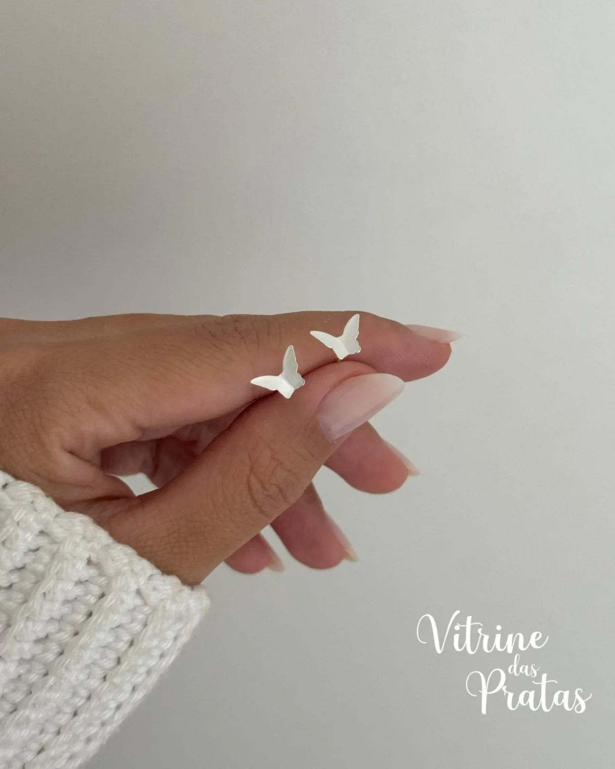 Brinco Borboleta Origami