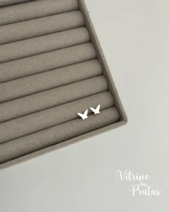 Brinco Borboleta Origami