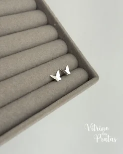 Brinco Borboleta Origami