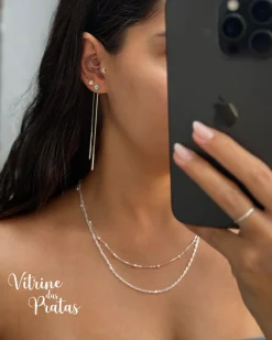 Brinco Corrente Zircônia