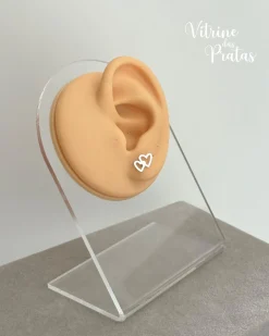 Brinco Dois Corações