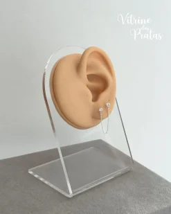 Brinco Ear Line Ponto de Luz