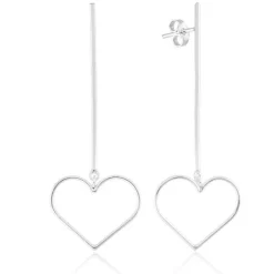 Brinco Fio com Coração