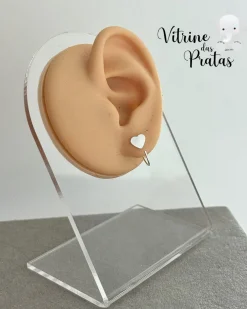 Brinco Gancho Coração