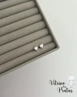 Brinco Ponto de Luz Coração