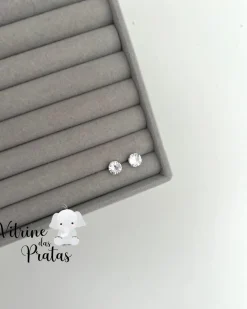 Brinco Zircônia Redonda