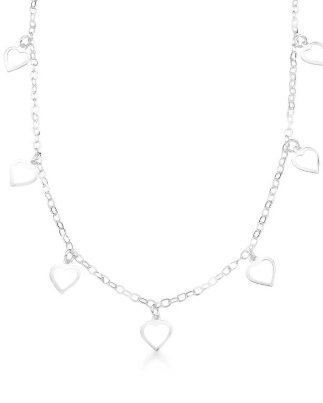 Choker Corações Pendurados