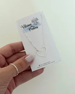 Choker Coração Vazado