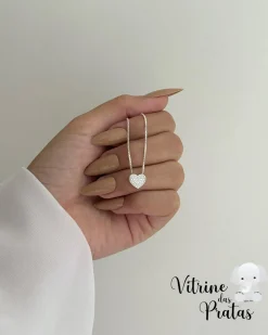 Colar Coração Cravejado