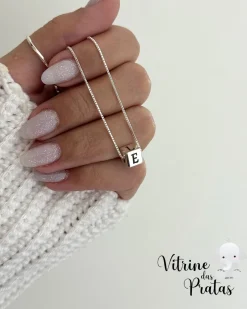 Colar Cubo Personalizado (LEIA A DESCRIÇÃO)