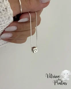 Colar Cubo Personalizado (LEIA A DESCRIÇÃO)