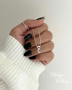 Colar Menino com Zircônia Azul