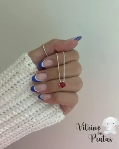 Colar Ponto de Luz Quadrado