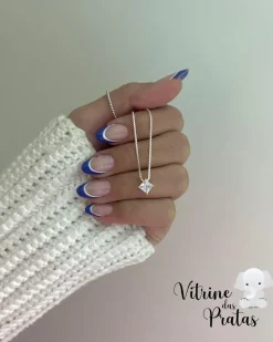 Colar Ponto de Luz Quadrado