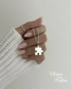 Colar Quebra Cabeça Personalizado (LEIA A DESCRIÇÃO)