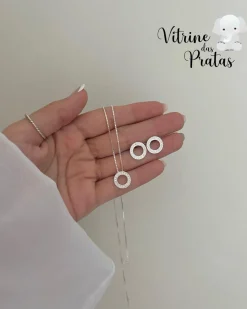 Conjunto Circulo Cravejado