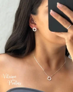 Conjunto Circulo Cravejado