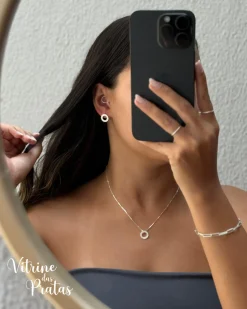 Conjunto Circulo Cravejado