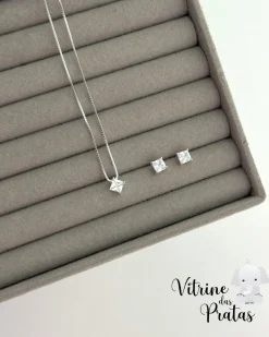 Conjunto Ponto de Luz Quadrado