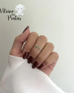 Falange com Zircônias Verde