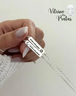 Kit 2 Pulseiras Plaquinha Personalizada (LEIA A DESCRIÇÃO)
