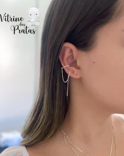 Piercing Fake com Corrente