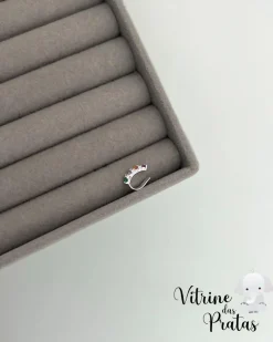 Piercing Fake Cravejado com Zircônias Color