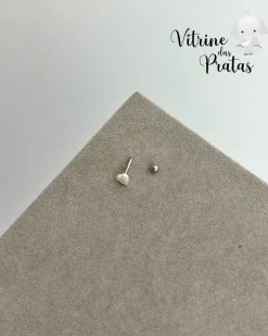 Piercing Pino Coração Cravejado