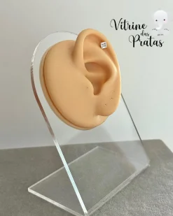 Piercing Pino Ponto de Luz Quadrado