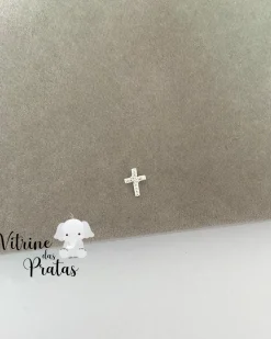 Pingente Cruz Cravejada Mini