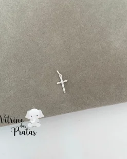 Pingente Cruz Cravejada Pequena