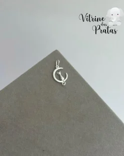 Pingente Gato na Lua