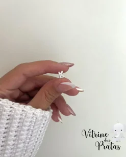 Pingente Letra Cravejada