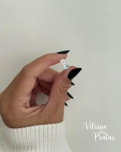 Pingente Menino com Zircônia Azul