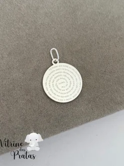 Pingente Pai Nosso 1,9cm