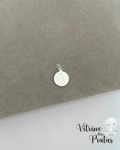 Pingente Plaquinha com Gato