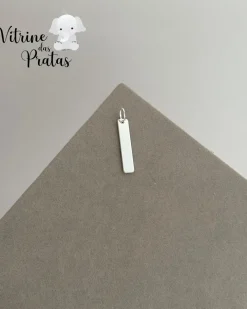 Pingente Plaquinha Comprida Personalizada (LEIA A DESCRIÇÃO)