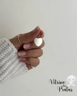 Pingente Plaquinha Coração Personalizado (LEIA A DESCRIÇÃO)